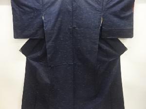 線描き手織り真綿紬着物